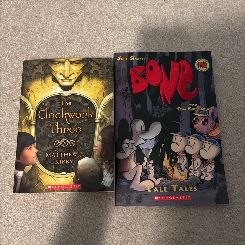 Scholastic Graphic Novels Set - Black and Blue Covers